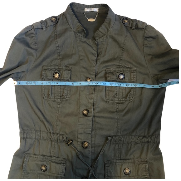 Fashion Army Green Army Jacket 100% Cotton - Picture 12 of 13